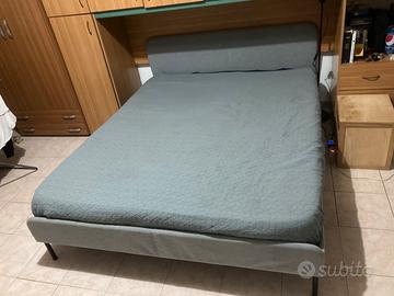 BASE LETTO MATRIMONIALE IKEA CON 8 MESI DI VITA