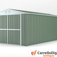 Box garage auto in Acciaio 327x611 19mq verde