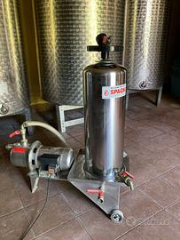 filtro pompa  acciaio inox