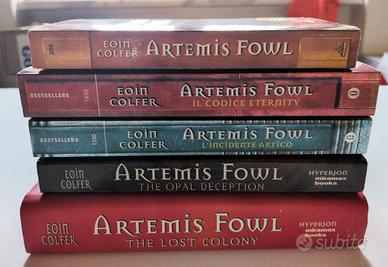 Lotto 5 Libri Artemis Fowl ITA/ENG (Vol. 1-5)