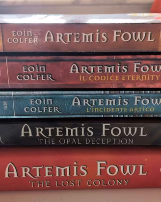 Lotto 5 Libri Artemis Fowl ITA/ENG (Vol. 1-5)
