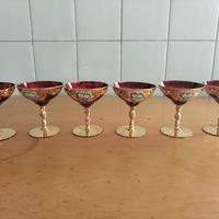 SEI COPPE CHAMPAGNE MURANO