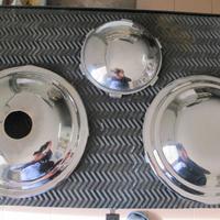 Set copri mozzi cromati per Guzzi galletto 192