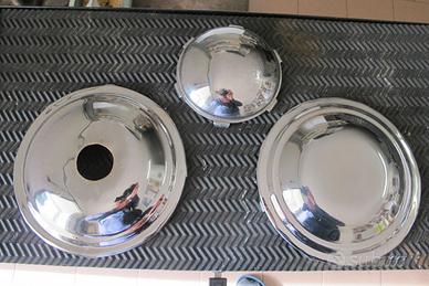 Set copri mozzi cromati per Guzzi galletto 192