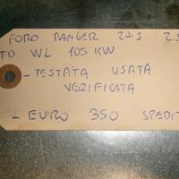 Testata ford ranger 16w tipo wl 2.5