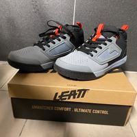 Scarpe Ciclismo Uomo Leatt MTB 3.0 Flat Grigio
