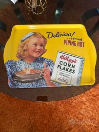 Vassoio Kellogg’s Corn Flakes stile vintage