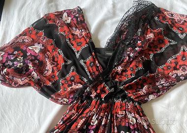 Abito Lungo Kimono Pinko | Tg. 38 | Viscosa Voile