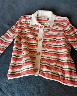 Cardigan a righe Pepe Jeans taglia 40