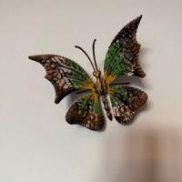 farfalla decorativa in ferro battuto