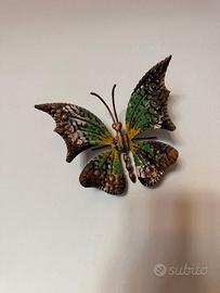 farfalla decorativa in ferro battuto