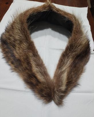 collo pelliccia vera