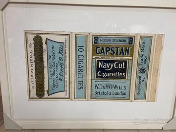 LITOGRAFIA VINTAGE SIGARETTE UK 2/4