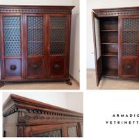 Studio d’epoca completo in legno