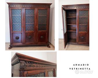 Studio d’epoca completo in legno