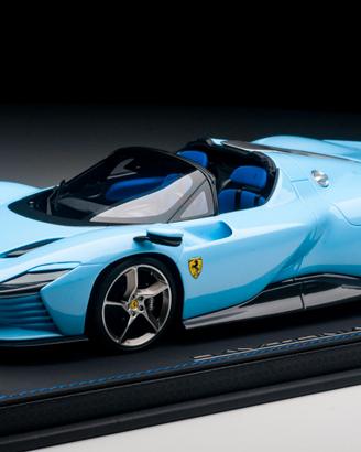 1/18 BBR Ferrari Icona SP3 Daytona Blu La Plata