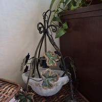 Lampadario in ferro ad una luce