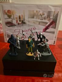 Nove statuette soldatini 