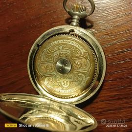 HEBDOMAS orologio vintage da tasca carica manuale