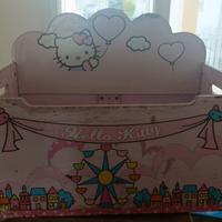 grande contenitore il legno hello kitty sanrio lic