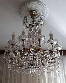 Lampadario con cristalli di Boemia Swarovski
