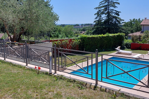 Villa con piscina Roma Nord