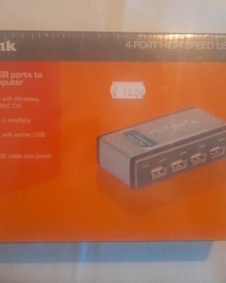 D-Link Hub usb 4 porte