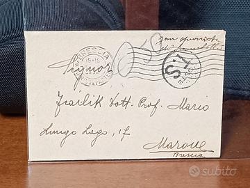 Busta RSI 1944 - Rara Affrancatura Emergenza