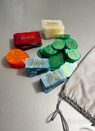 SET FICHES POKER EFFETTO MADREPERLA