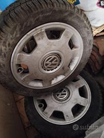 Cerchi in Ferro R14 W Polo + 4 copricerchi
