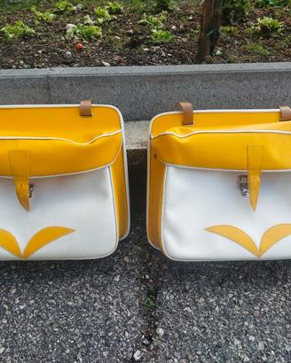 Borse laterali vintage bicicletta 