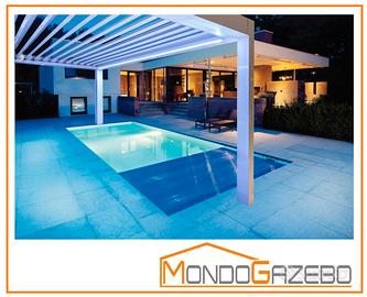 Pergola bioclimatica Orion gazebo lamelle + misure