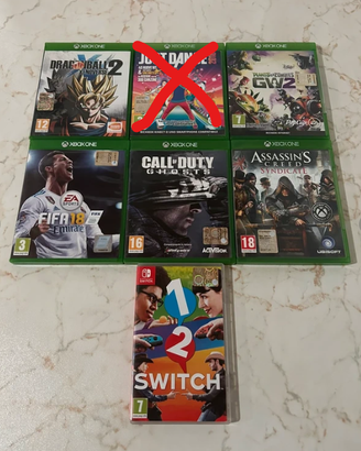 (Prezzo in chat) Giochi Nintendo Switch Xbox One