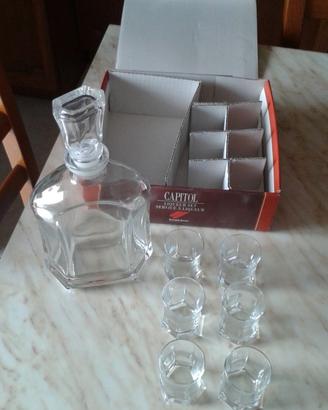 Servizio Capitol da Liquore 7 pezzi Bormioli
