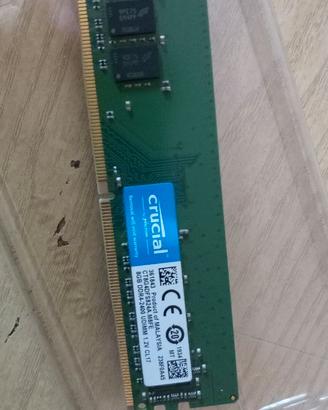 RAM DDR4 2400 mhz - CRUCIAL 8GB