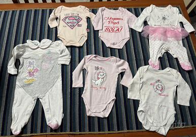 Set 1 tutina taglia 3 mesi e 1 taglia 6 mesi +body