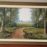 Quadro dipinto a mano olio su tela.