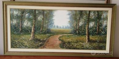 Quadro dipinto a mano olio su tela.