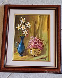 dipinto ad olio 30x35cm con cornice Giulietti