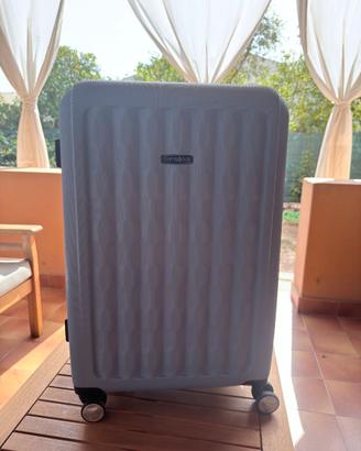 Valigia Samsonite rigida media 69 cm azzurra chiar