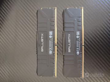 RAM ddr4 Corsair ballistix 16 GB ( 8x2 )