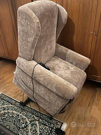 Poltrona elettrica K100 un motore color tortora