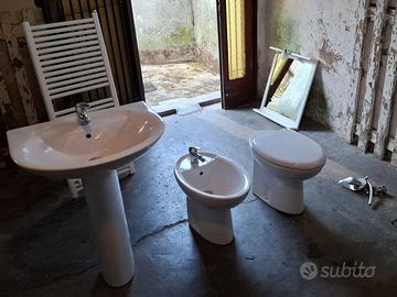 Set sanitari Dolomite + termoarredo + specchiera