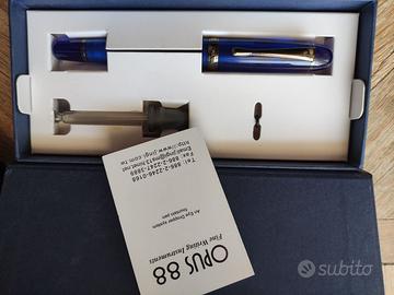 Stilografica Opus 88 Jazz Transparent Blue Elastic