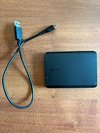 Hard disk esterno Toshiba 1 TB 2.5 “ portatile usb