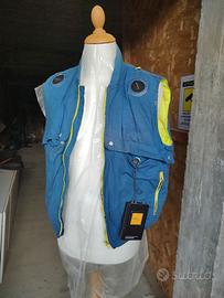 Giubbetto blu senza maniche hifi Wolcman 1980