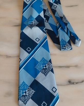 Cravatta André Facques fashion vintage 70's 