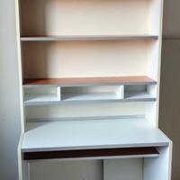Libreria+ Scrivania bianca