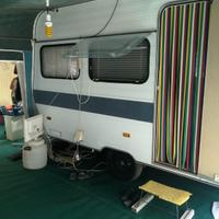 Roulotte adria in rimessaggio a Palinuro