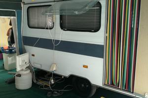 Roulotte adria in rimessaggio a Palinuro